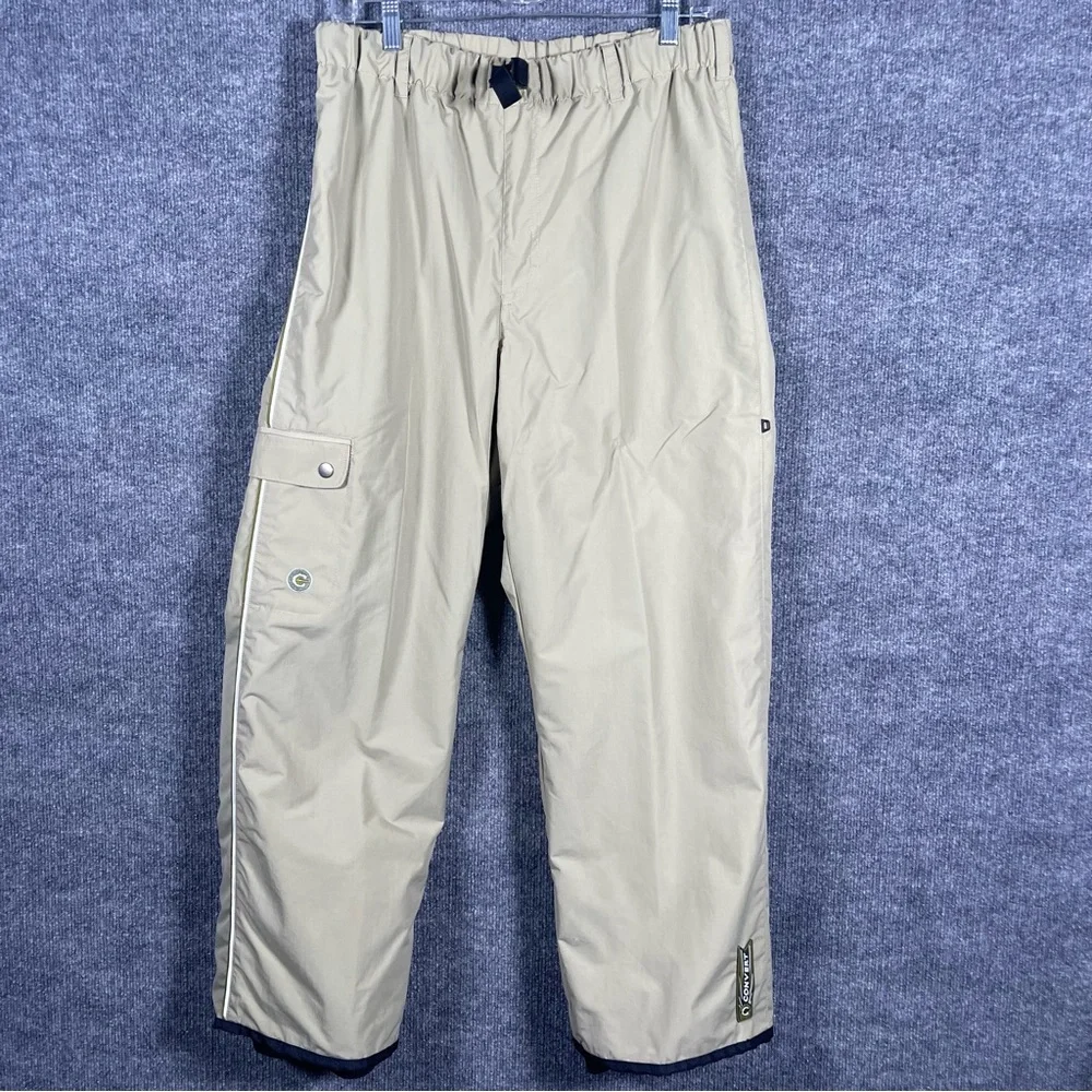 Columbia Men Medium Tan Convert Pull On Cargo Hiking Camping Outdoor Lined Pants